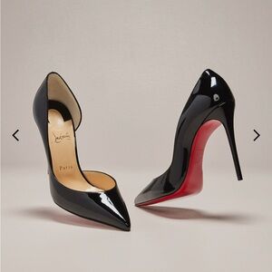 Christian Louboutin Iriza 100mm Heels Patent Leather